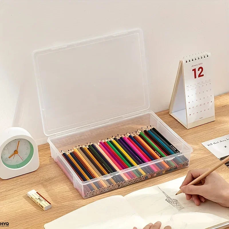 High Capacity Pencil Case & Sketchbook Organizer