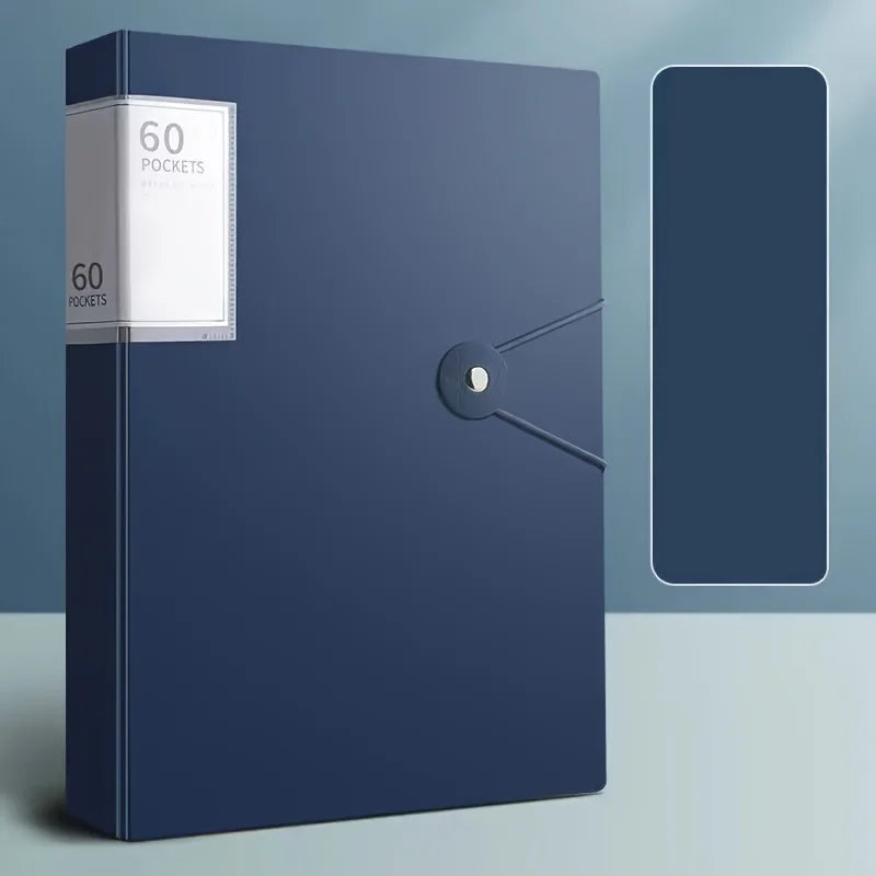 60-Pocket A4 Waterproof Document Folder