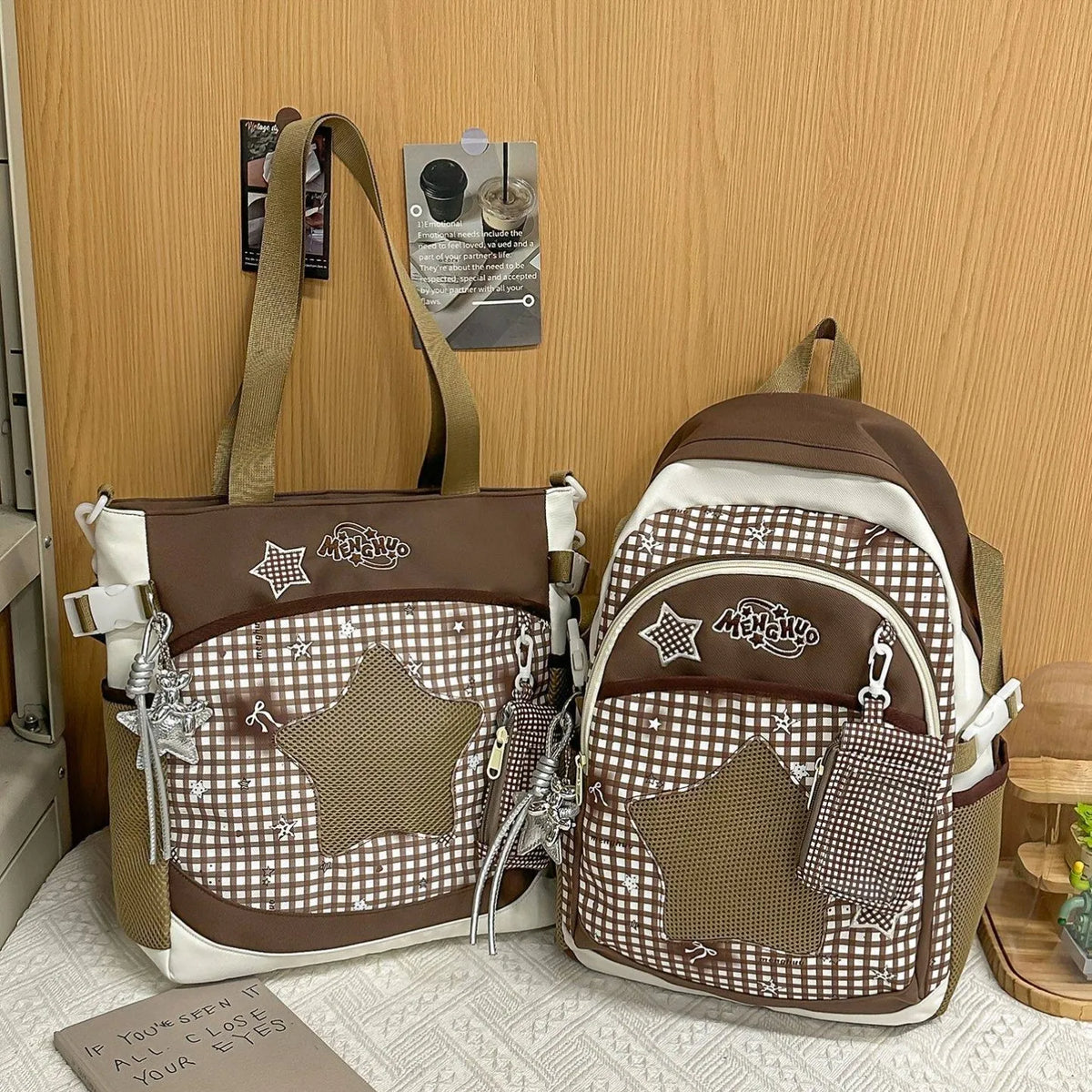 Blue Large Capacity Backpack for Elementary School Girls Dual Shoulder Lightweight Bookbag High Aesthetic Value School Bag