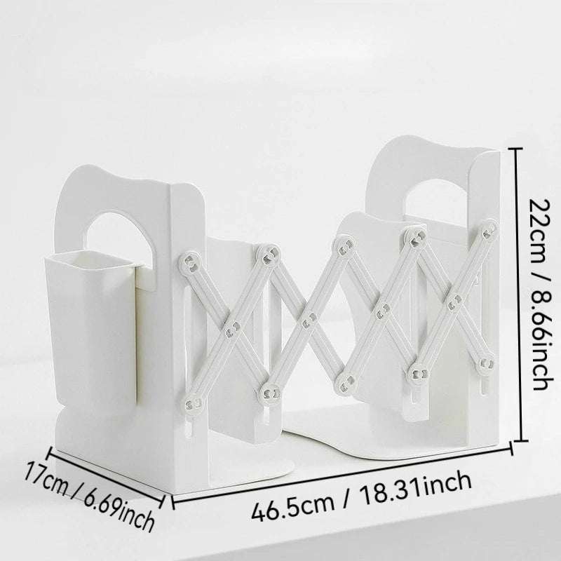 Adjustable Desktop Bookshelf & Book Organizer