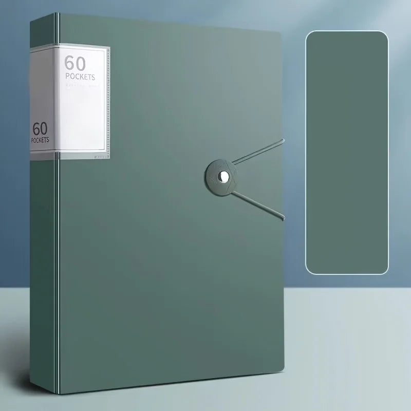 60-Pocket A4 Waterproof Document Folder