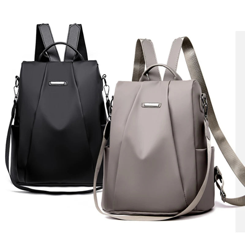 Waterproof Oxford Women Backpack Fashion Anti-Theft School Bagpack