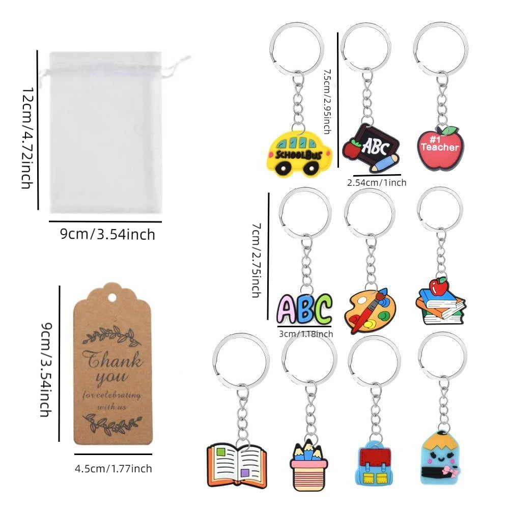 Back to School Gift Set – 20pc Keychains & Cards
