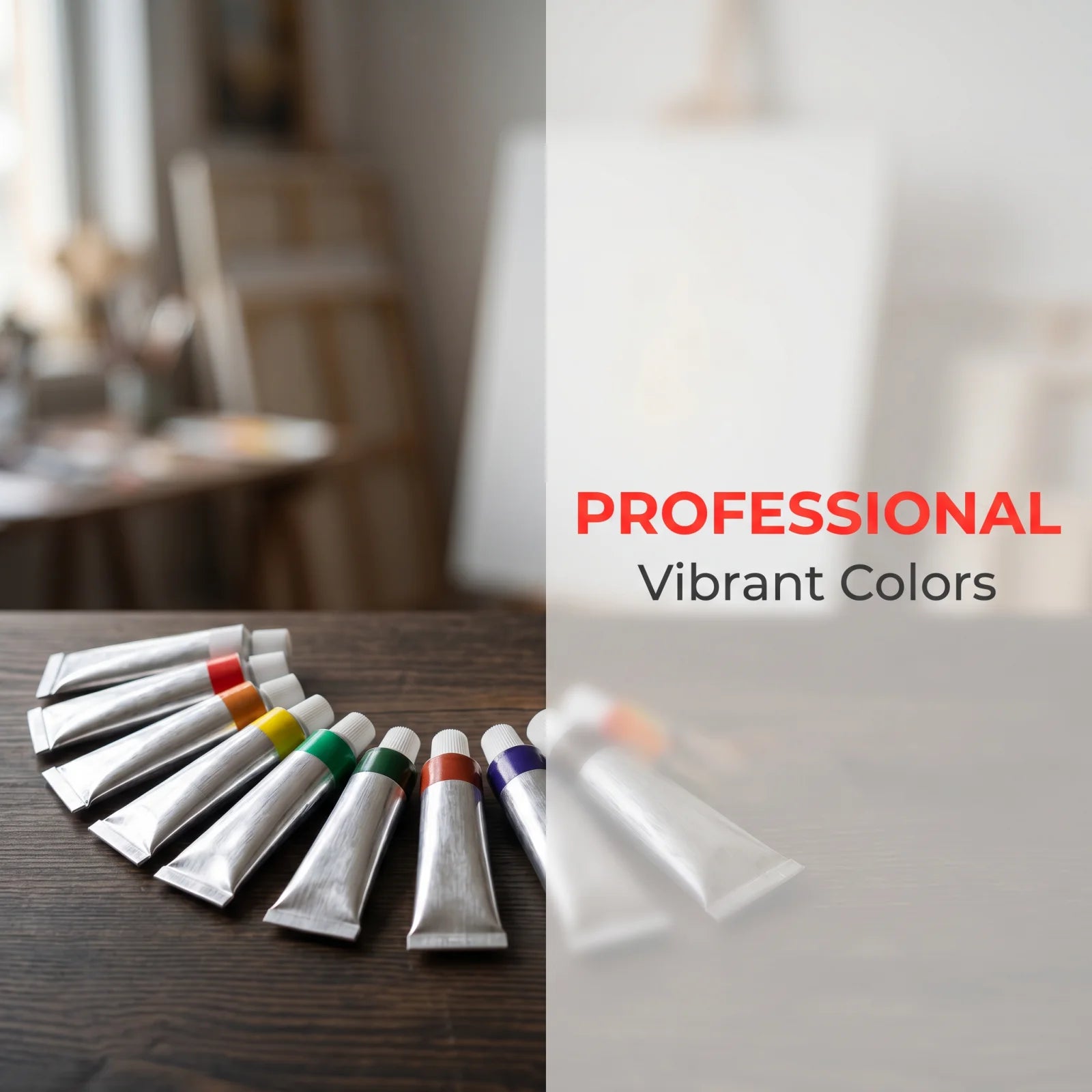 12/24 Colors Acrylic & Watercolor Paint Set, 6ml Tubes for Canvas Wood Ceramic, Art Supplies for Beginners & Artists