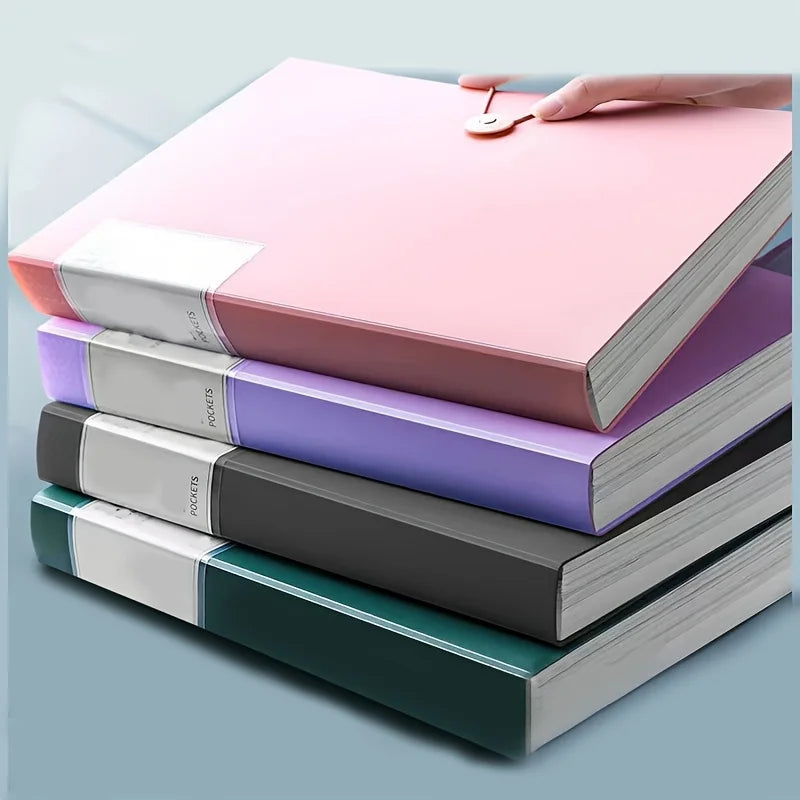 60-Pocket A4 Waterproof Document Folder
