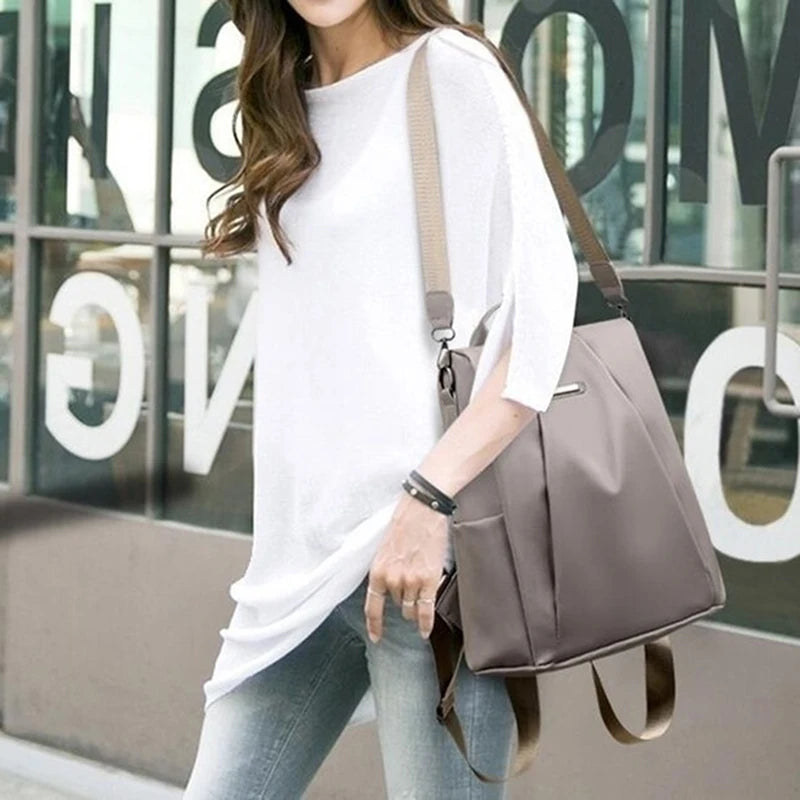 Waterproof Oxford Women Backpack Fashion Anti-Theft School Bagpack