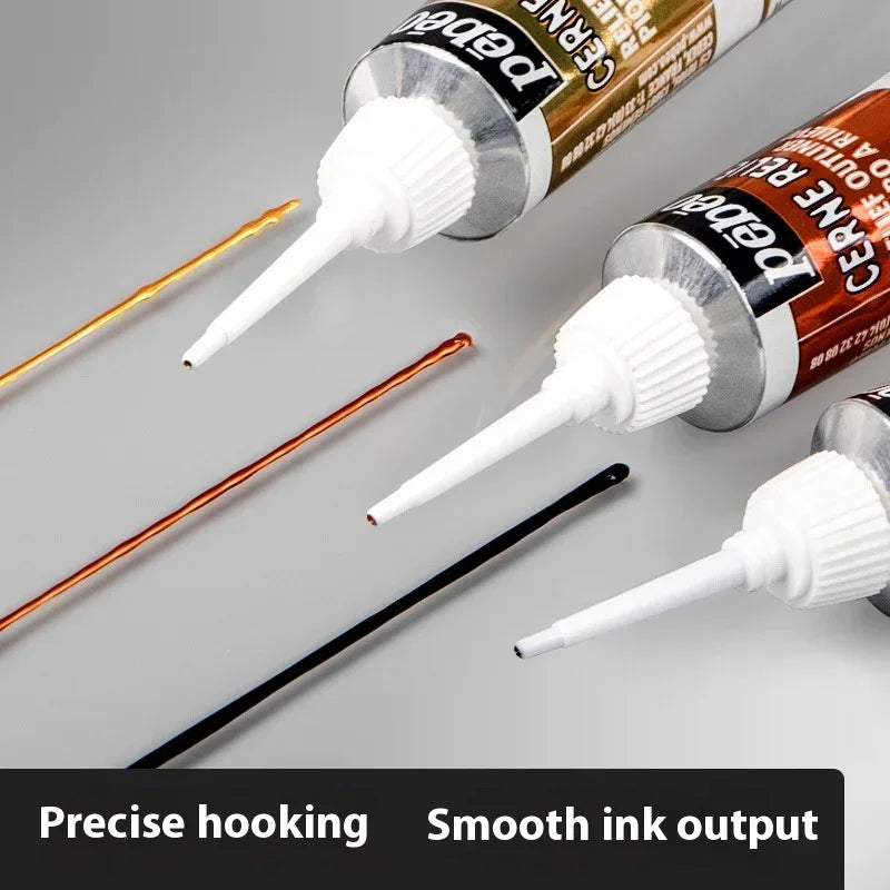 PEBEO Acrylic Paint 20 ML Waterproof Acrylic Paint Tube Wood/Canvas/Fabric Painting Rich Glass Pigments Artist Drawing Supplies